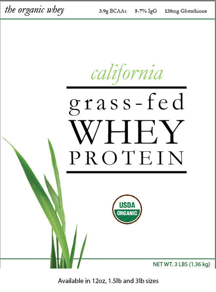 Grass-fed Organic Whey Protein